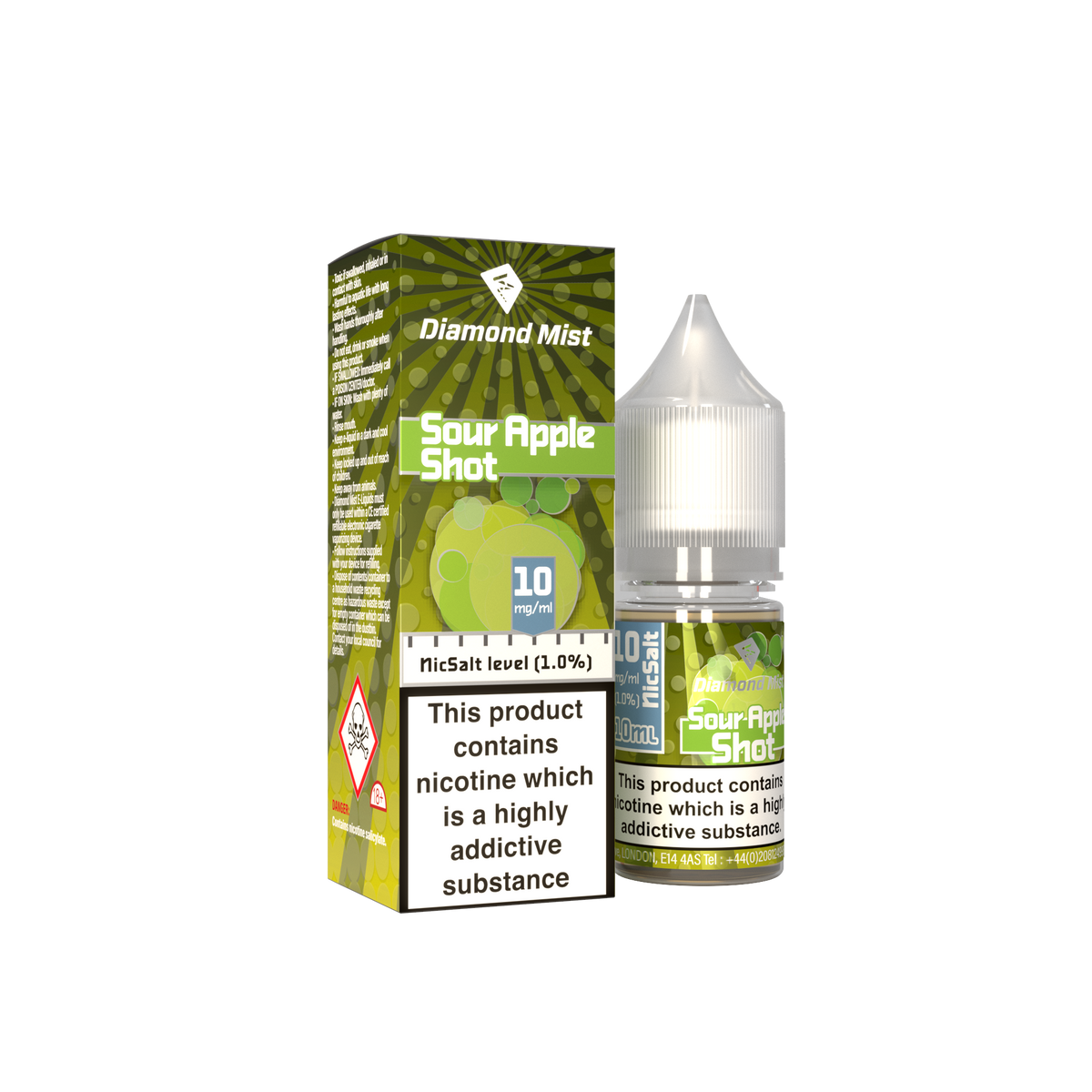 Sour Apple Shot Nic Salt